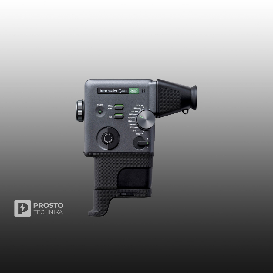 Гибридная камера мгновенной печати Fujifilm Instax Mini Evo Cinema Black